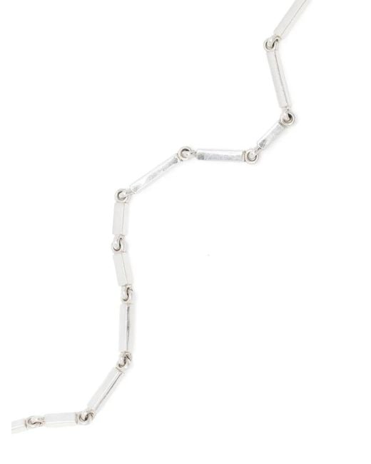 MAOR White Cuadrangular Necklace