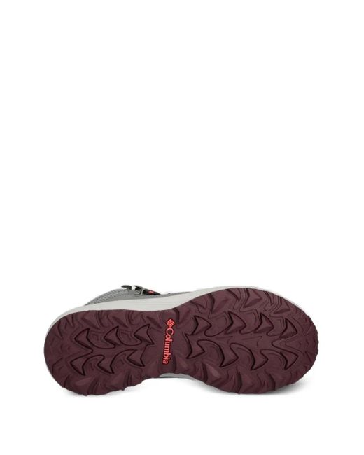 Columbia Gray Trailstorm Mesh-Panel Lace-Up Boots
