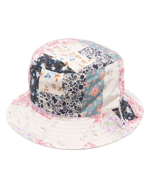 Woolrich Gray Reversible Bucket Hat for men