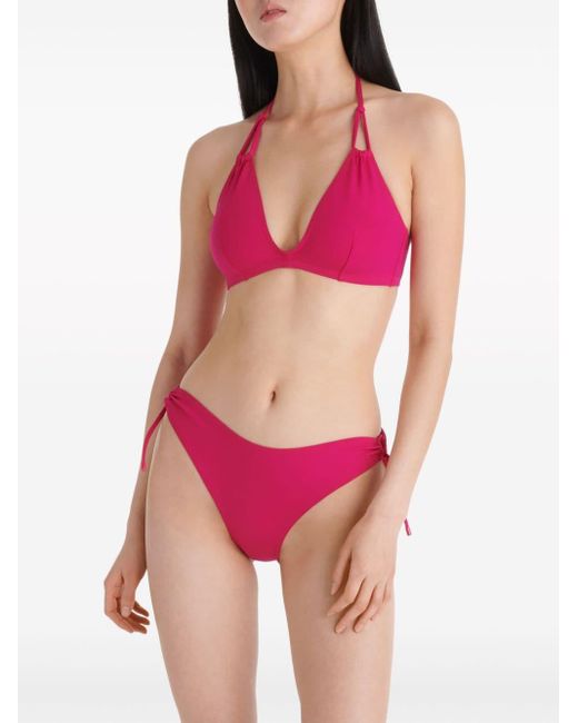 Eres Pink Never Side-tie Bikini Bottoms