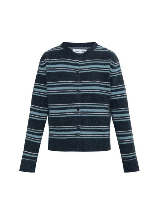 Samsøe & Samsøe Blue Nor Striped Cardigan