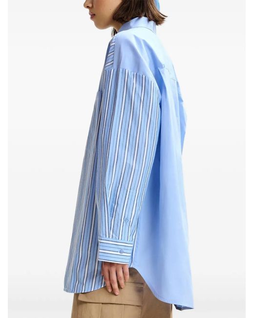 Essentiel Antwerp Blue Jolivia Striped Shirt