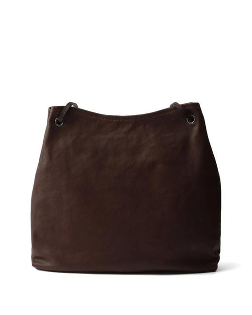 Borsa A Spalla Route Grande di Prada in Brown