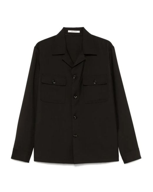 Tagliatore Black Tempest Shirt for men
