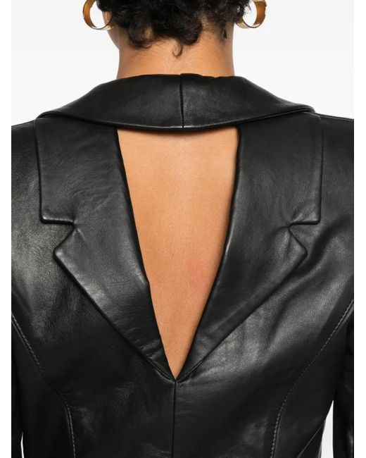 MITILIANE COUTURE Black Double-Breasted Tailcoat Jacket