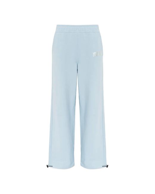 Versace Jeans Couture Blue Logo Trousers