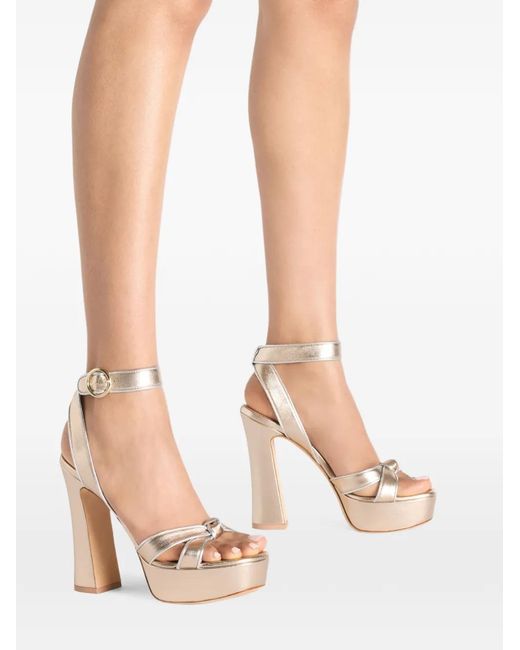 Malone Souliers Natural Rudi Round-Toe Sandals