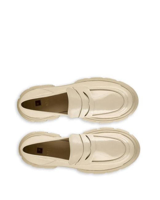 Högl Natural Vince Chunky-Sole Leather Loafers