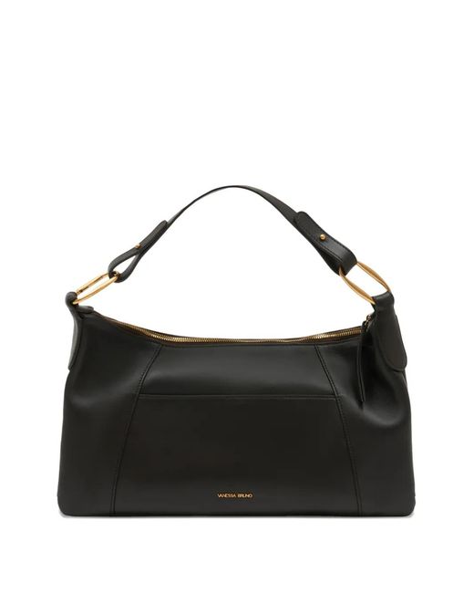Vanessa Bruno Black Removable-Strap Shoulder Bag