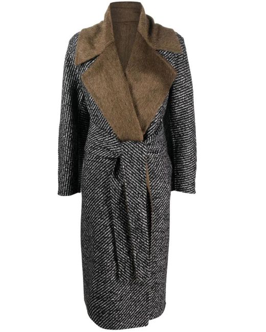 Max Mara Black Wendbarer Mantel