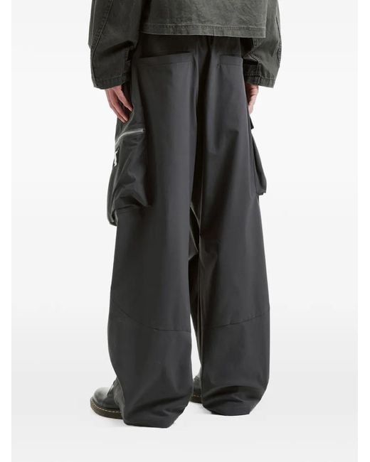FIVE CM Gray Cargo-Pocket Trousers for men