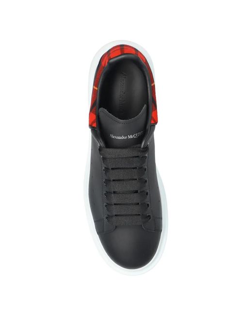 McQueen White Round-Toe Sneakers for men