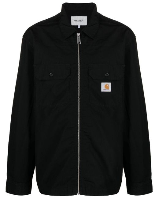 Camicia Craft con zip di Carhartt in Black da Uomo