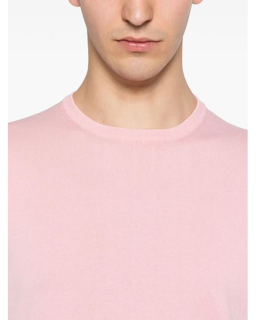 Della Ciana Pink T-Shirt À Col Rond for men