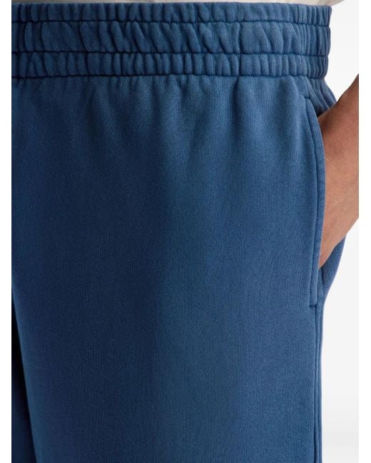 12 STOREEZ Blue Garment-Dyed Drawstring Sweatpants for men