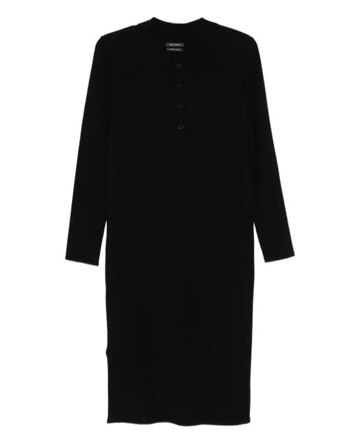 Abito Con Maniche A 3/4 E Colletto Polo di Marc O' Polo in Black