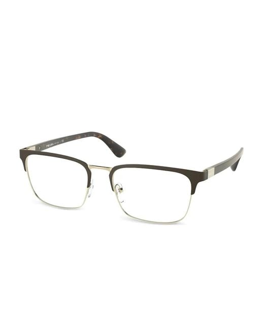 Occhiali Heritage di Prada in Brown da Uomo