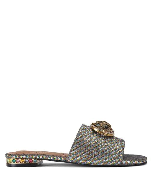 Sandales Chelsea À Claquettes Strassées Kurt Geiger en coloris Gray