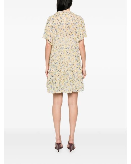 Ulla Johnson White Rylan Ruffled Floral Mini Dress