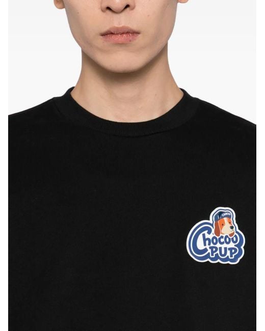 Chocoolate Black Chocoo-Pup Sweatshirt for men
