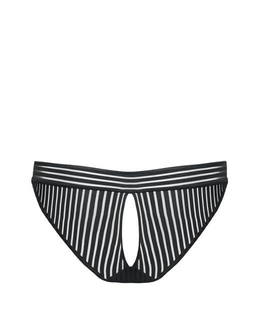 Maison Close Uitgesneden Slip in het Black