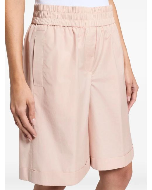 Peserico Pink Elasticated Cropped Trousers
