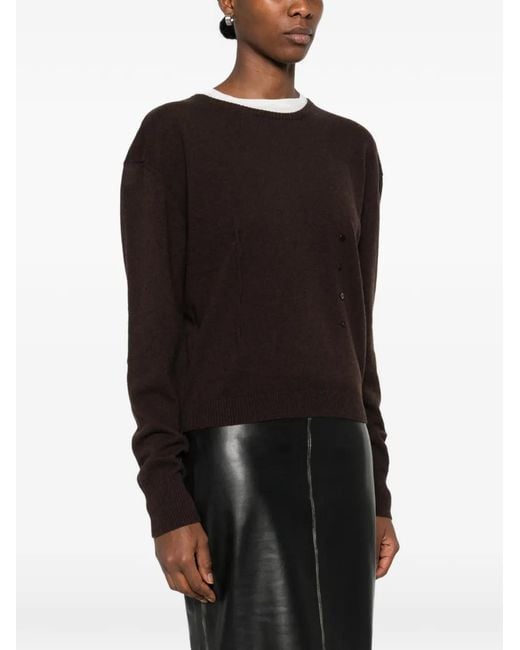 Paloma Wool Black Round-Neck Sweater