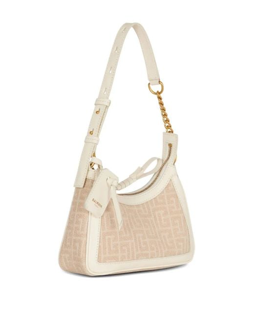 Balmain Natural B-Army Shoulder Bag