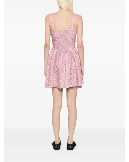 Reformation Daria リネンドレス Pink