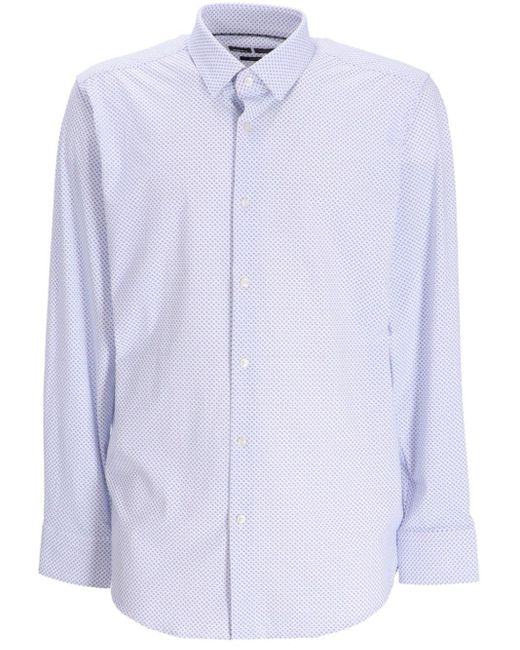 Boss Blue P-hank Long-sleeve Shirt for men