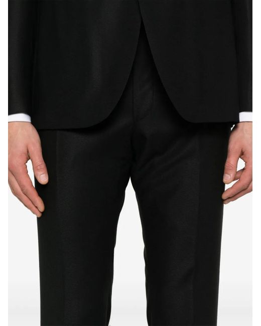 Tagliatore Black Single-Breasted Dinner Suit for men