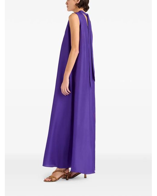 Momoní Purple Cueva Maxi Dress