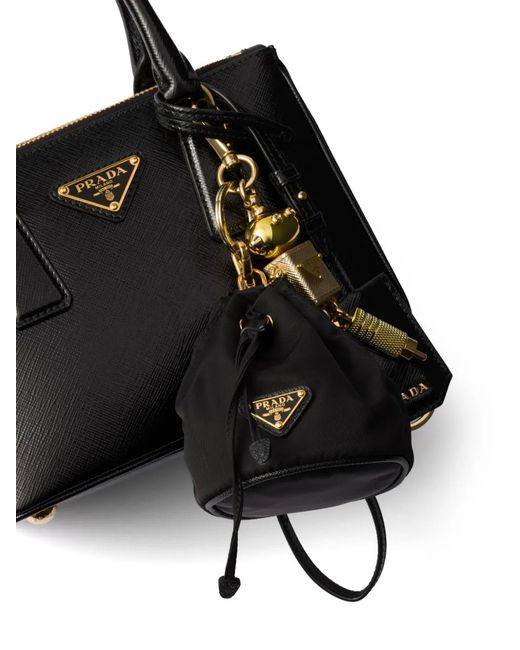 Prada Black Keyrings & Chains