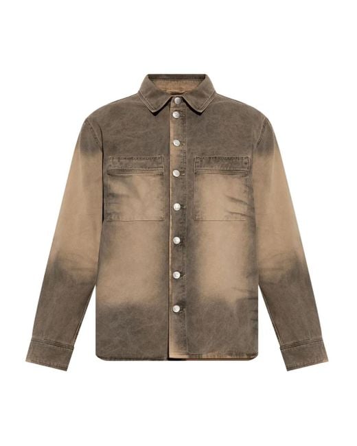 M I S B H V Jacke im Distressed-Look in Natural für Herren