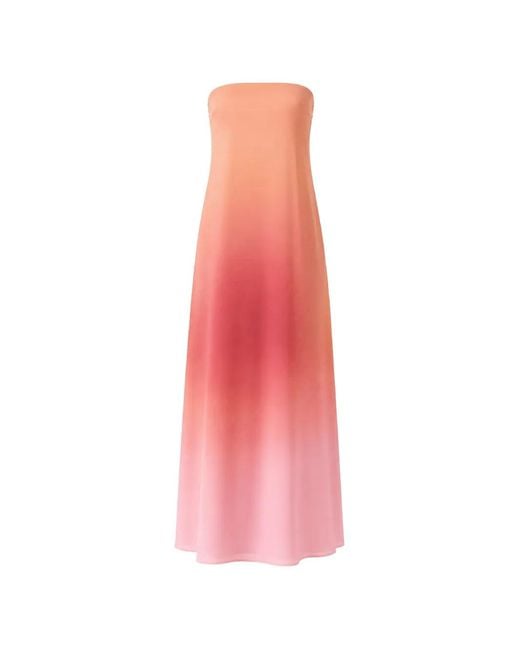 Baobab Pink Nara Strapless Maxi Dress