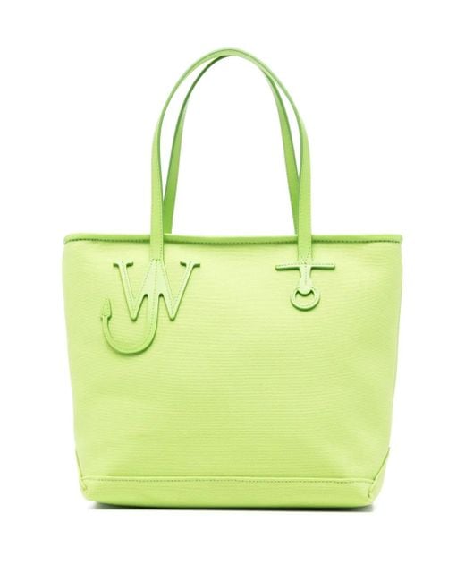 J.W. Anderson Yellow Logo-Patch Tote Bag