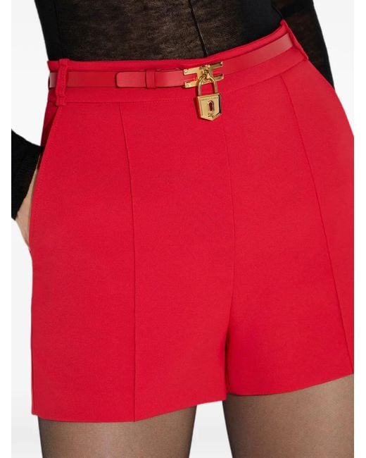 Elisabetta Franchi Red Shorts
