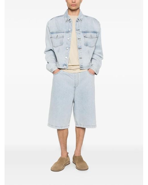 Entire studios Blue Spar Pocket Elasticated Shorts