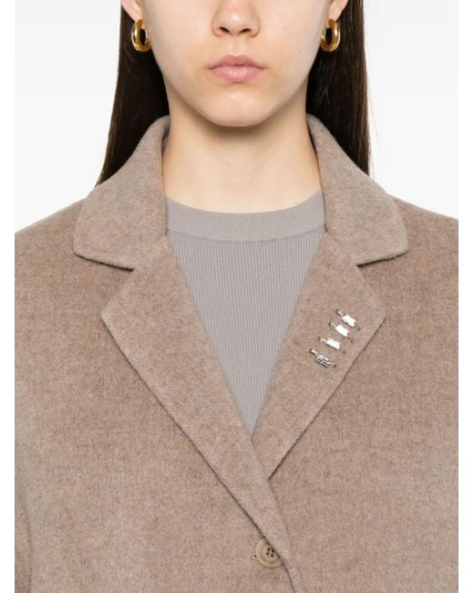 Ermanno Scervino Natural Efezia Mantel mit Klappentasche