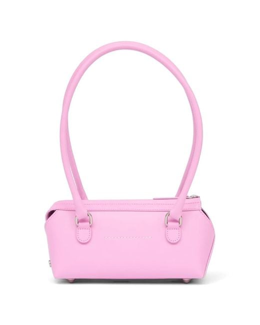 MM6 by Maison Margiela Pink Mini Sac Porté Épaule Bauletto J