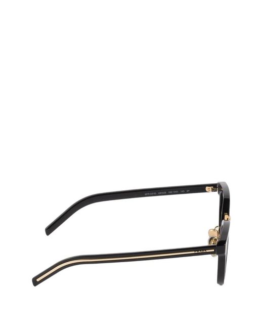 Prada Black Round-Frame Sunglasses for men