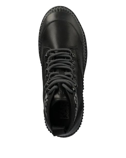 Karl Lagerfeld Black Trekka Spekulum Boots