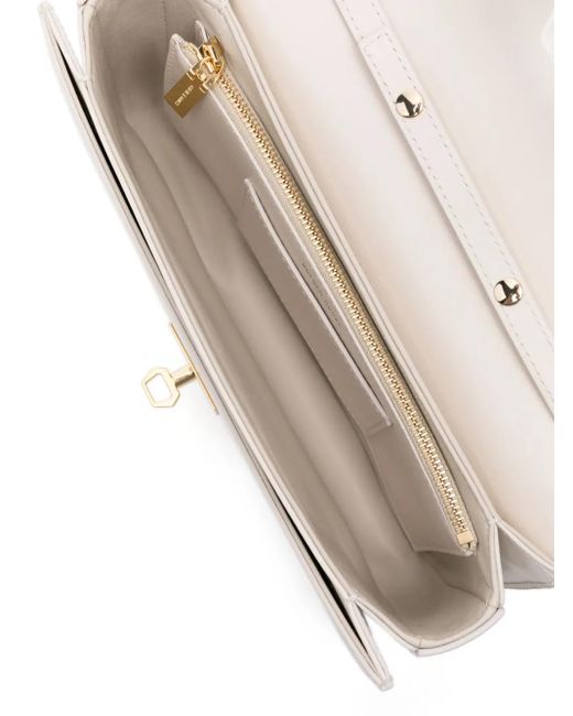 Golden Goose Deluxe Brand White Gioia Bag Palmellato Leather Body Metal Details