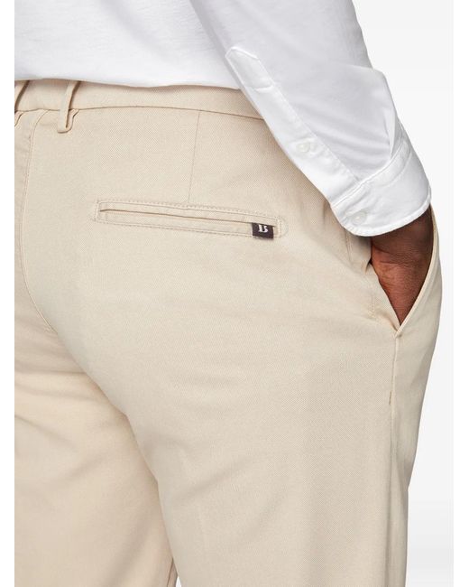 Boggi Natural Garment-Dyed Trousers for men
