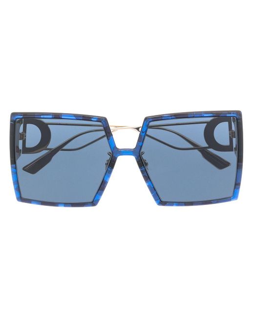Dior Blue Oversized-Sonnenbrille