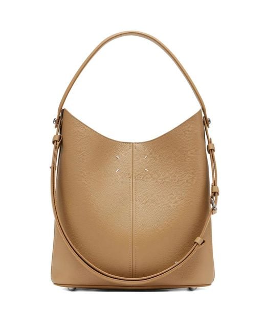Maison Margiela Natural Sac Cabas Dress-Age En Cuir