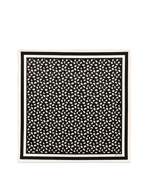 Johanna Ortiz Black Feline Spirit Silk Scarf