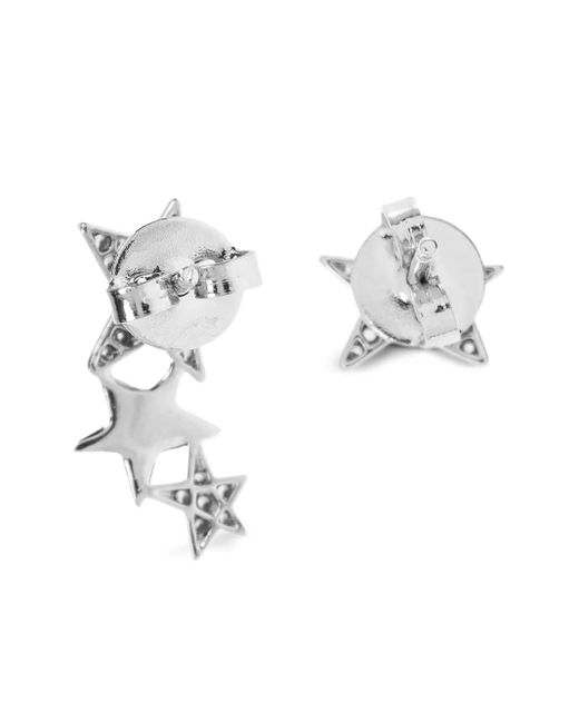 Zadig & Voltaire Metallic Rock Star Strass Earrings