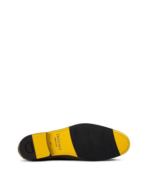 Doucal's Brown Tassel-Detail Suede Loafers for men