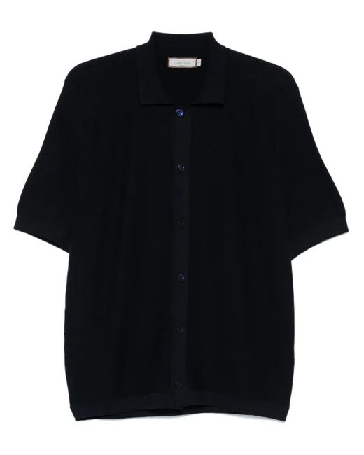 Canali Klassisches Poloshirt in Black für Herren
